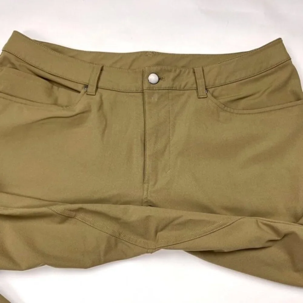 Lululemon ABC Pant Classic Artifact Mens 35 EUC‎ Stretch Warpstreme Pockets
